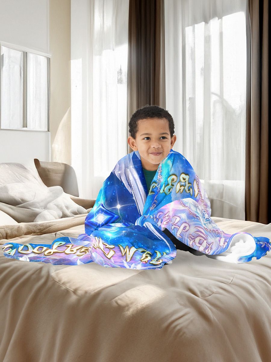 Angelic Diamond Light Light-Tech Fleece Blanket product image (3)