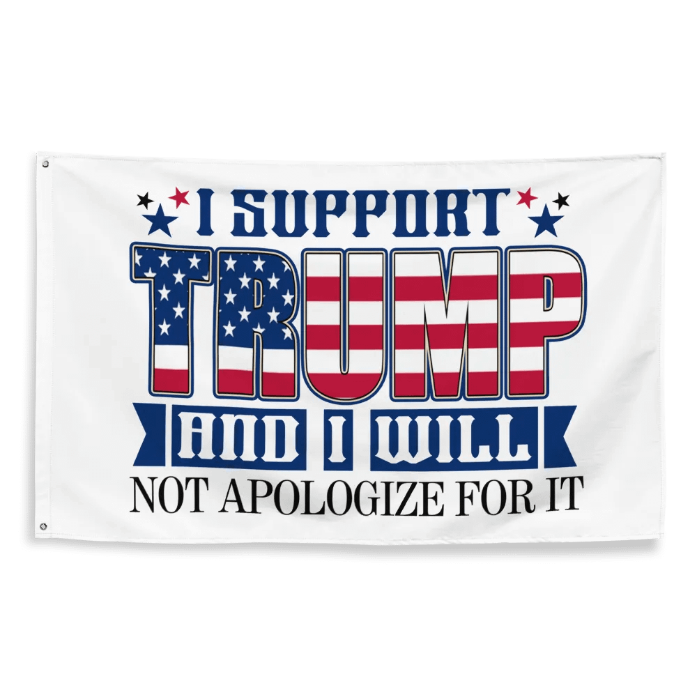 Patriotic Statement All-Over Print Flag product image (2)