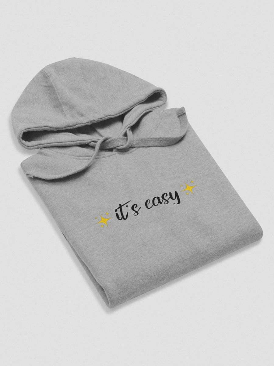 It's Easy Hoodie (gray, pink, blue & white) product image (6)