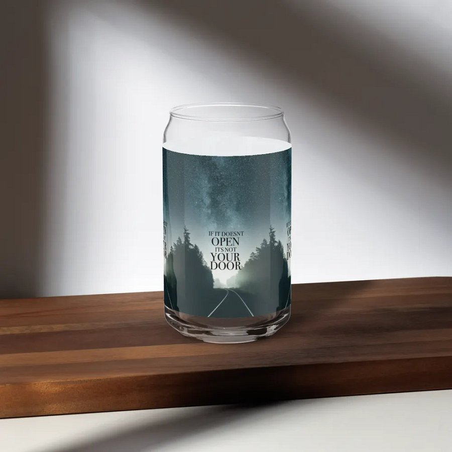 Starry Night Forest Path Can-Shaped Glass Set product image (35)