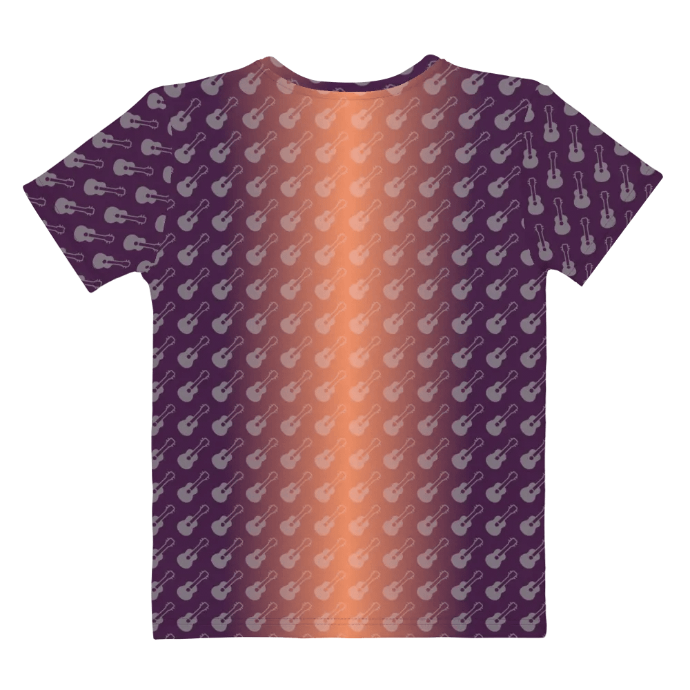 Once Bitten Twice Shy Dog Play Guitar All Over Print T-shirt product image (9)