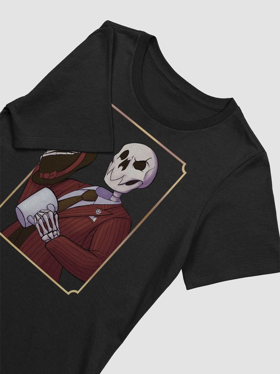 "Cup O' Bones" Womens T-Shirt (100% Cotton, Relaxed Feminine Fit, Solid Colors) product image (6)