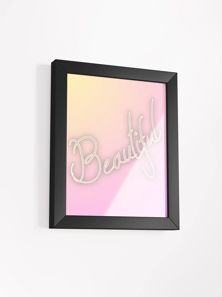 Neon Beautiful Framed Poster product image (20)