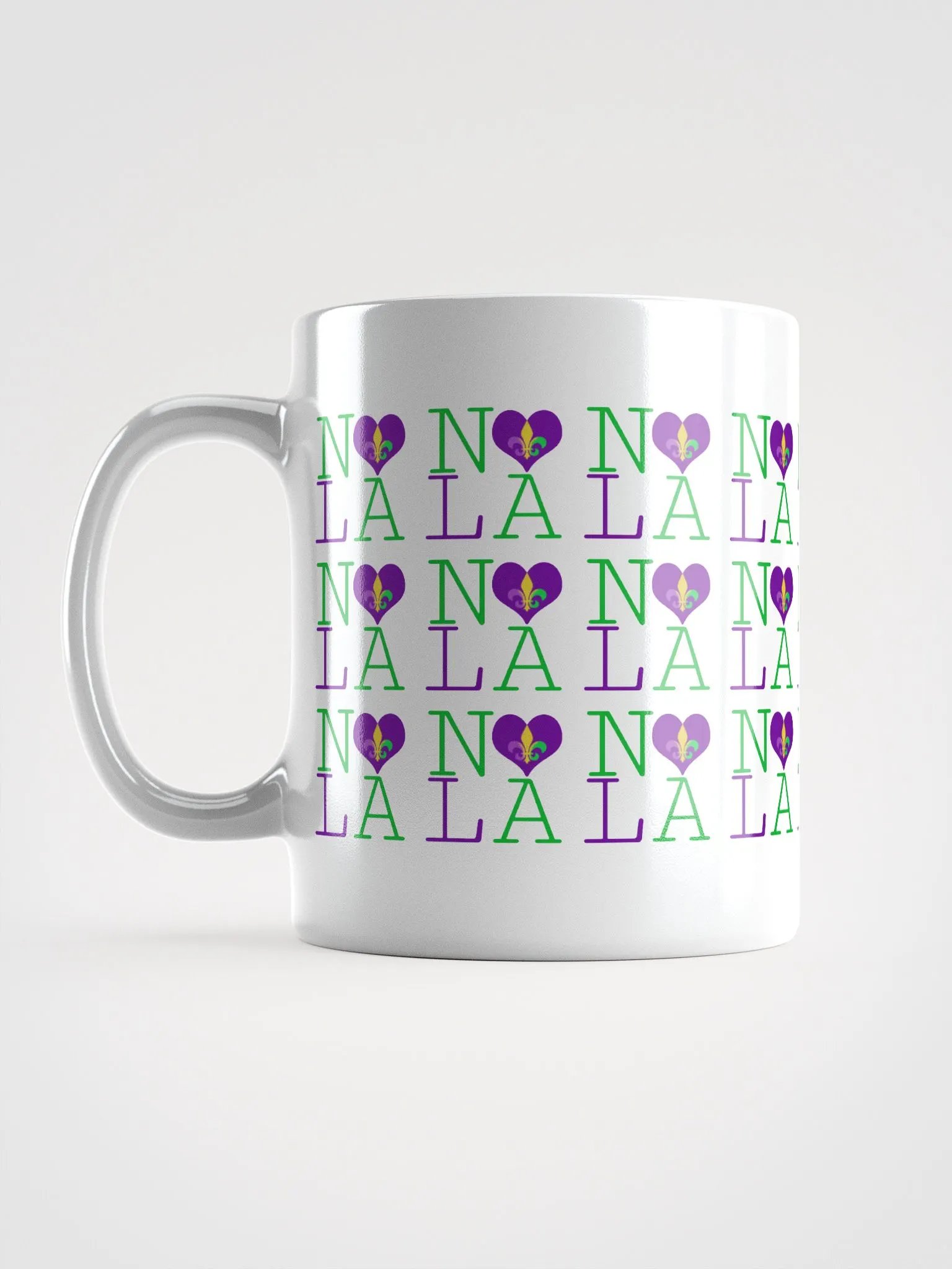 I LOVE NOLA **LEGACY MUG** (MARDI GRAS INFINITY WALL) product image (17)