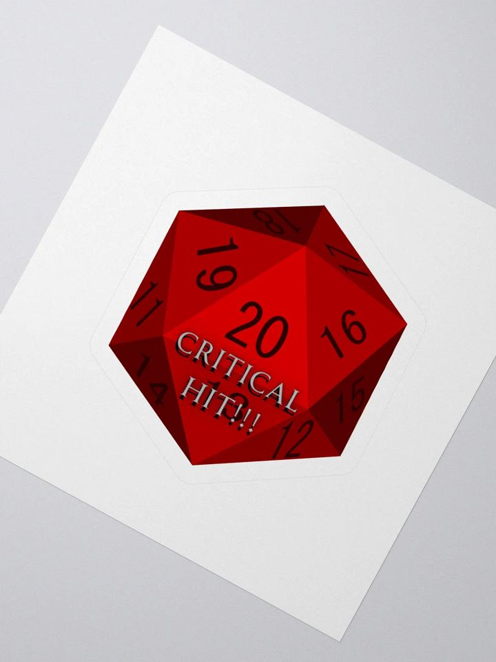 Critical Hit!!! D20 Stickers product image (2)