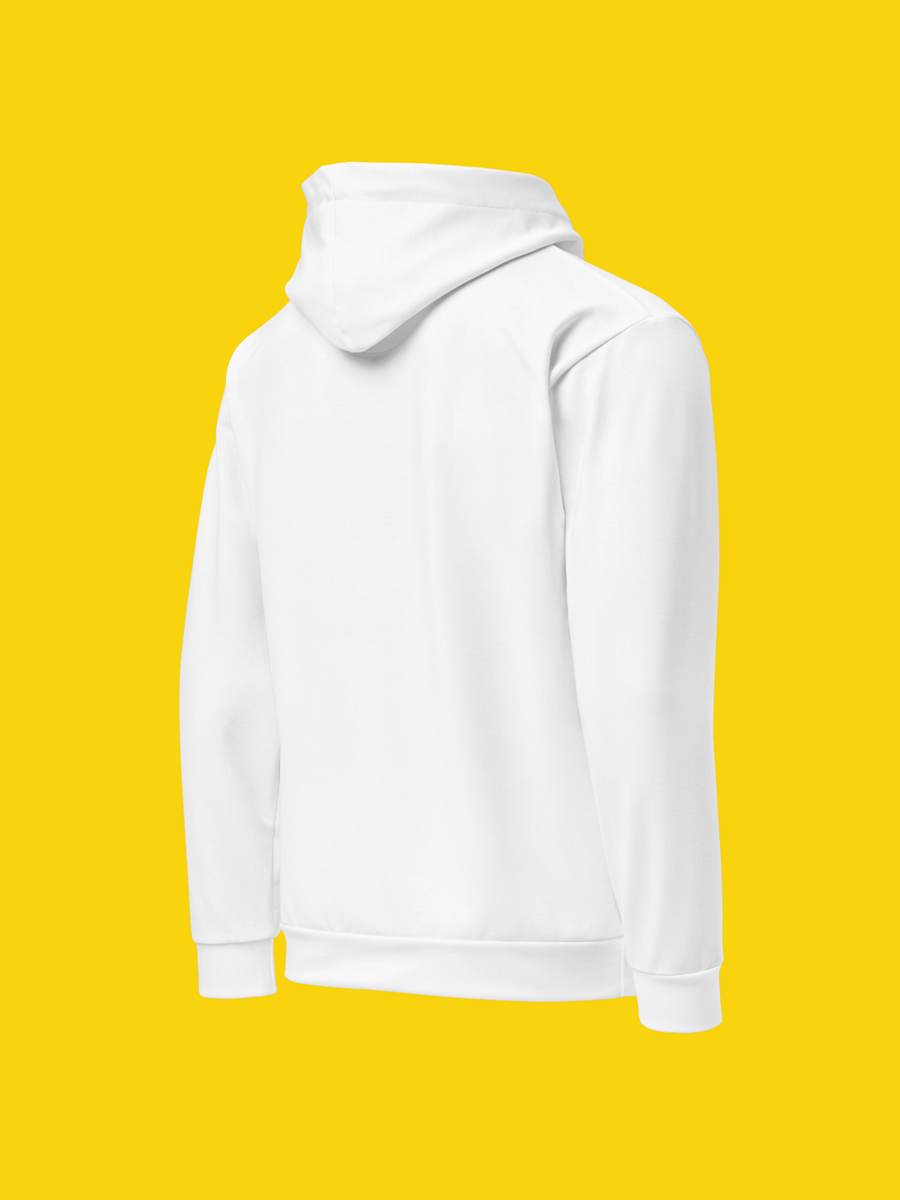 All-Over Print Recycled Unisex Hoodie, White | WIL Style product image (5)