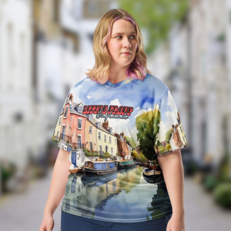 Little Italy - England - All Over Print - Watercolor - Jersey Shirt product image (7)