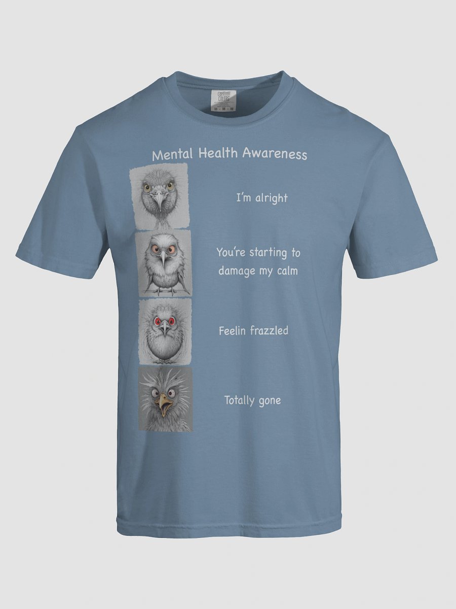 Mental Health Birds Cotton Tee product image (107)