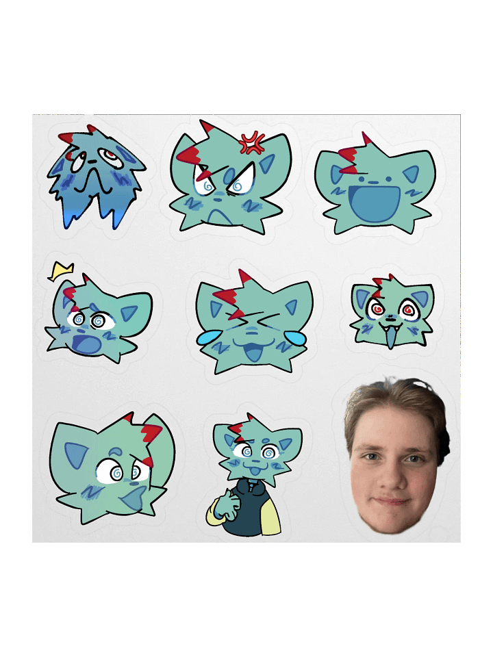 Lucky Emote Stickers Vol. 1 product image (1)