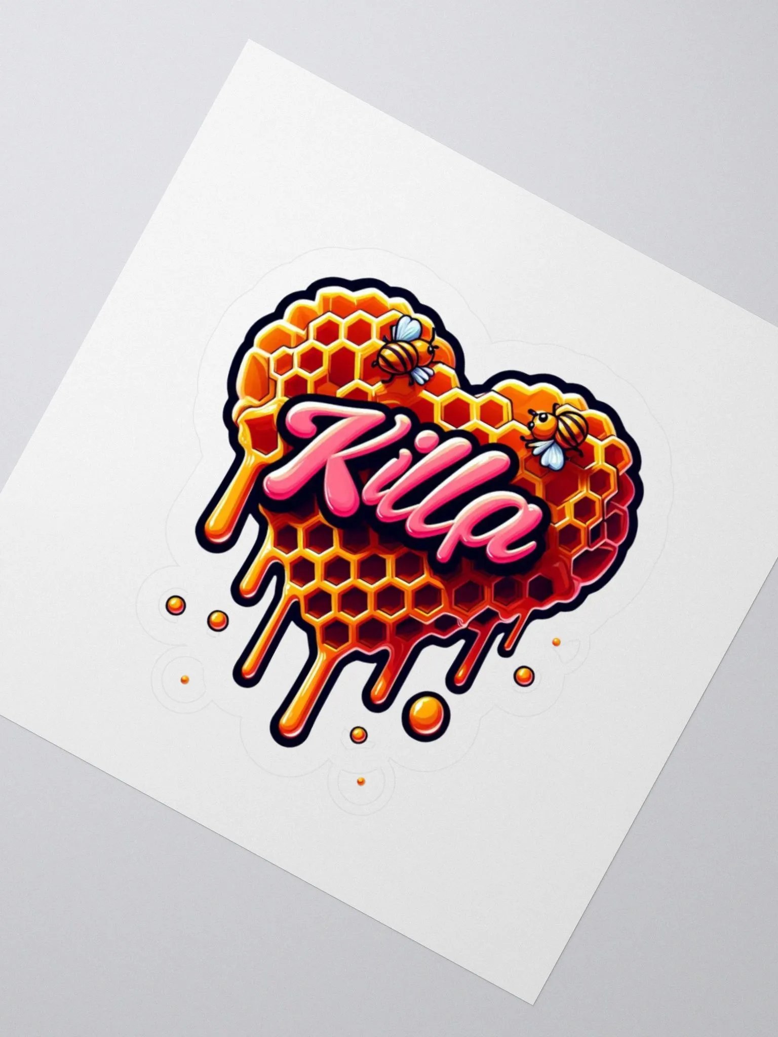 KILLA EMMY 3D DRIPPING KILLA HEART STICKER product image (7)