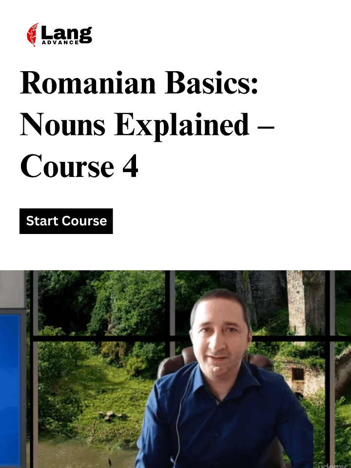 Romanian grammar - The Noun product image (1)