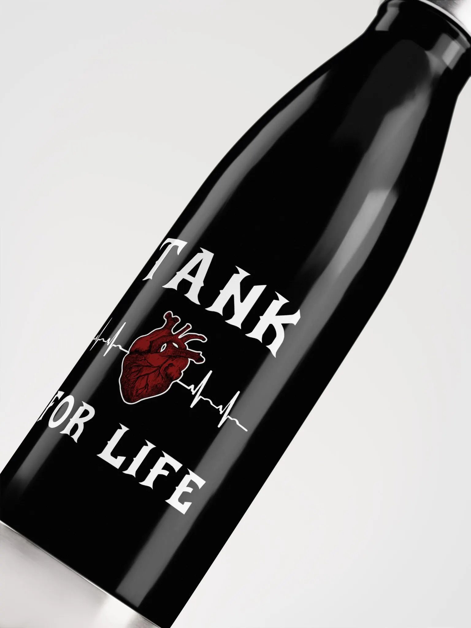 Tank for Life Anatomical Heart 17 oz Water Bottle product image (5)