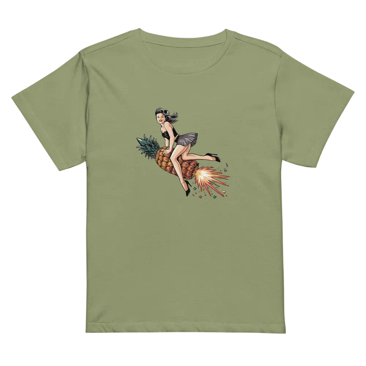 Pineapple Rocket Girl short-waisted Women's T-shir product image (2)
