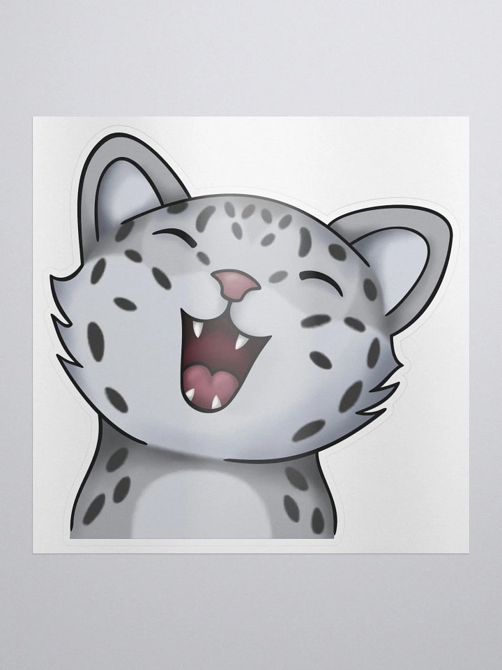 Snow Meow Laugh Sticker product image (1)