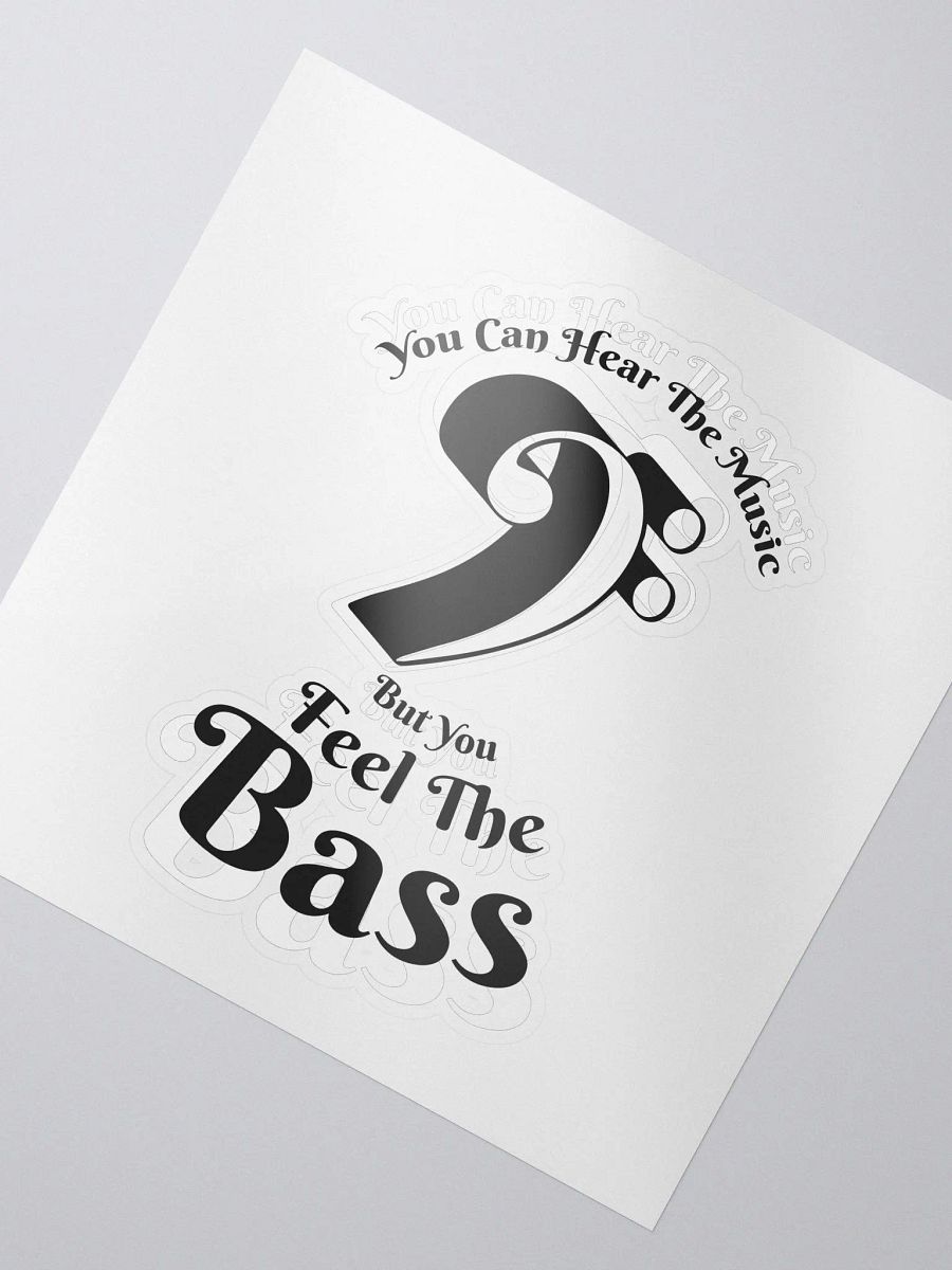 Feel The Bass - Sticker product image (2)