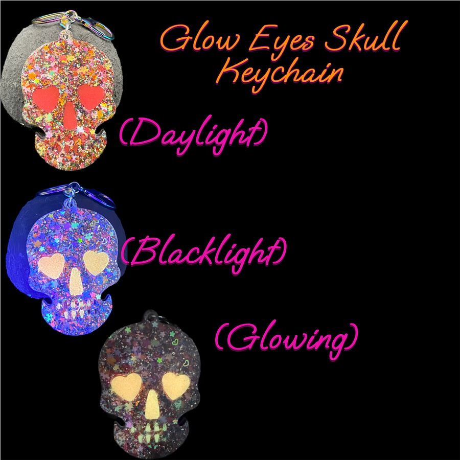 Resin Keychain - Skull product image (1)