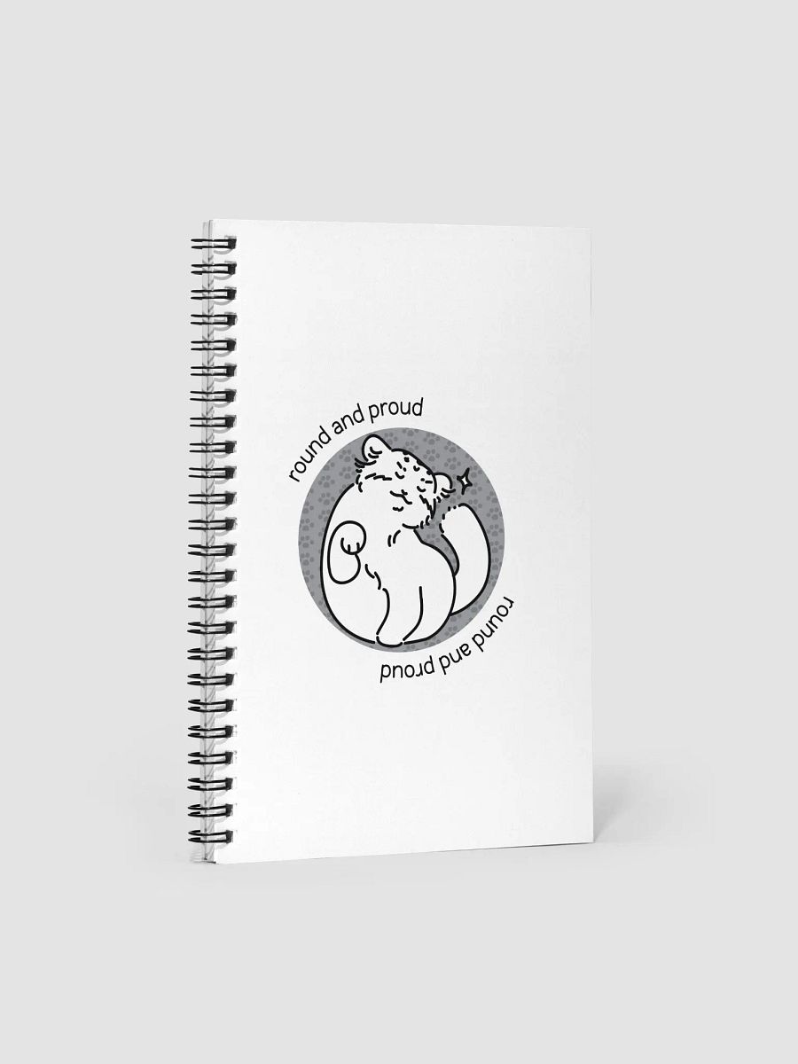 Round and Proud Manul Unlabeled Version - Spiral Notebook product image (1)