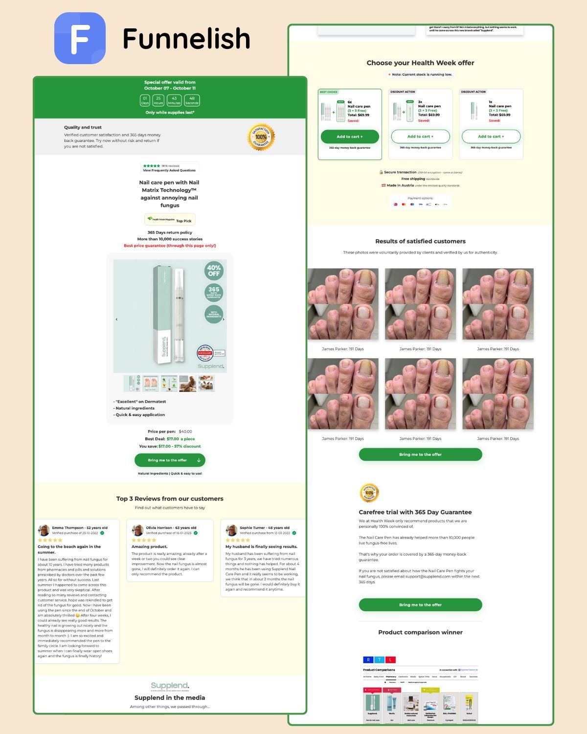 Nail Care Pen Product Page | Funnelish Template product image (1)