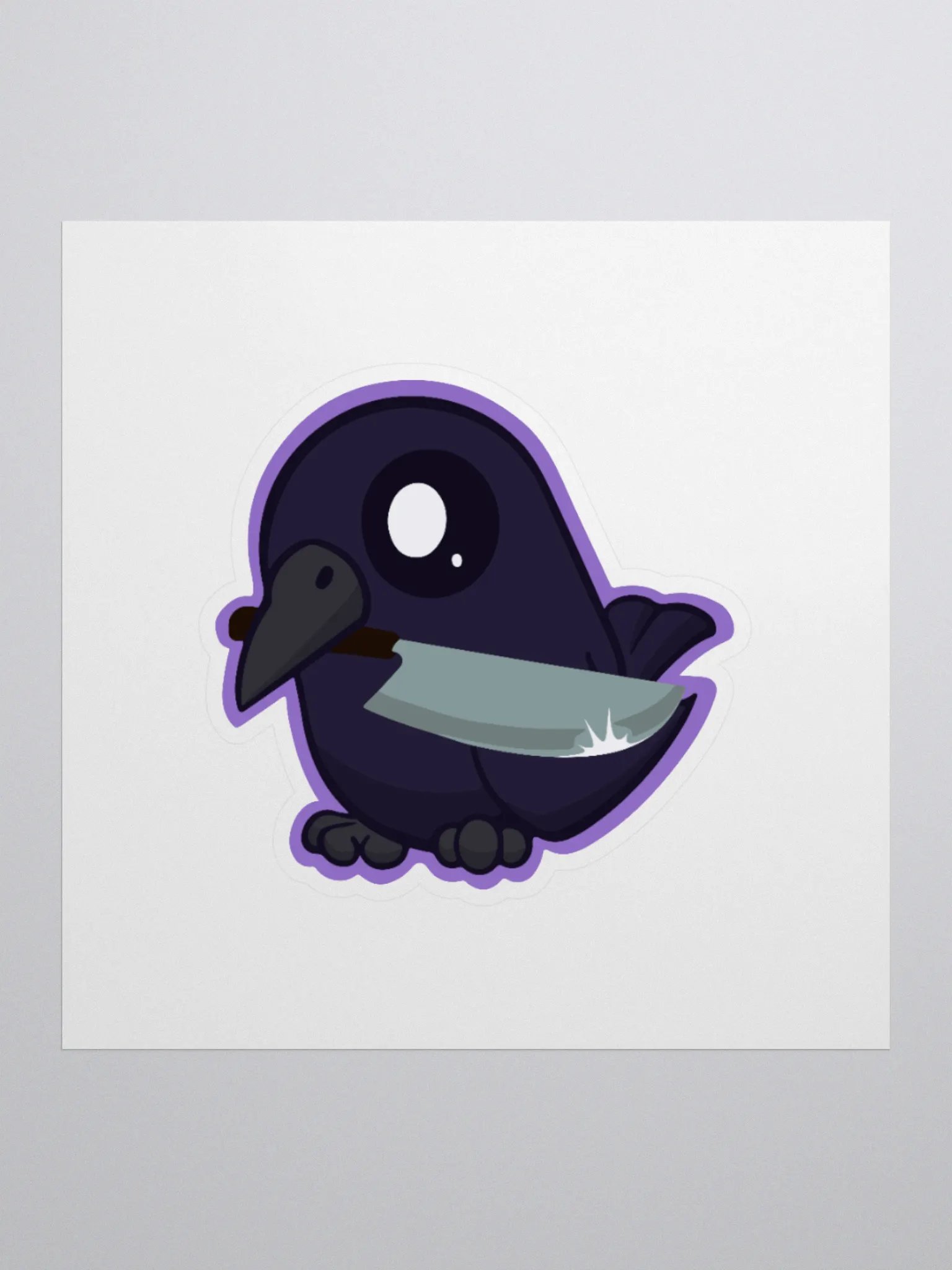 CrowInRobes Cleaver Sticker product image (2)