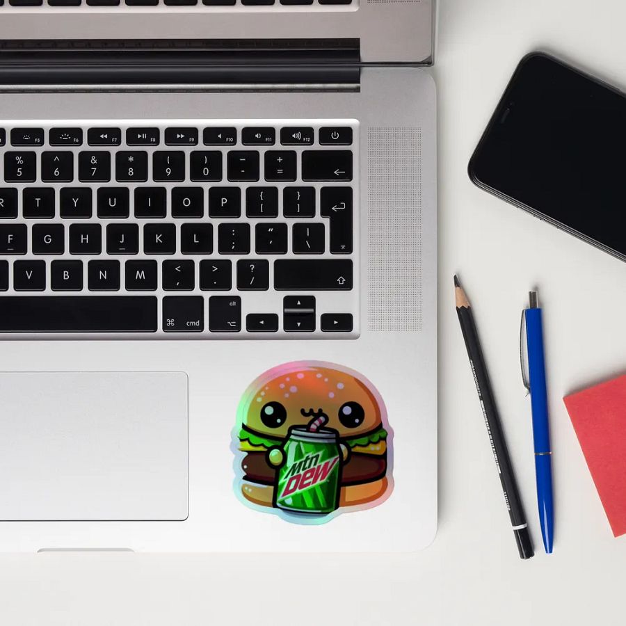 Burger Buddy Holographic Sticker Sheet product image (12)