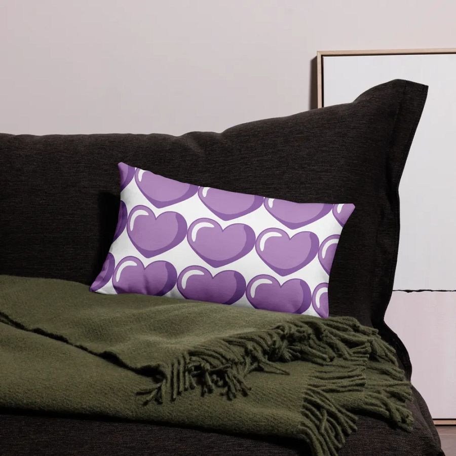Glossy Hearts Premium Pillow Case product image (13)