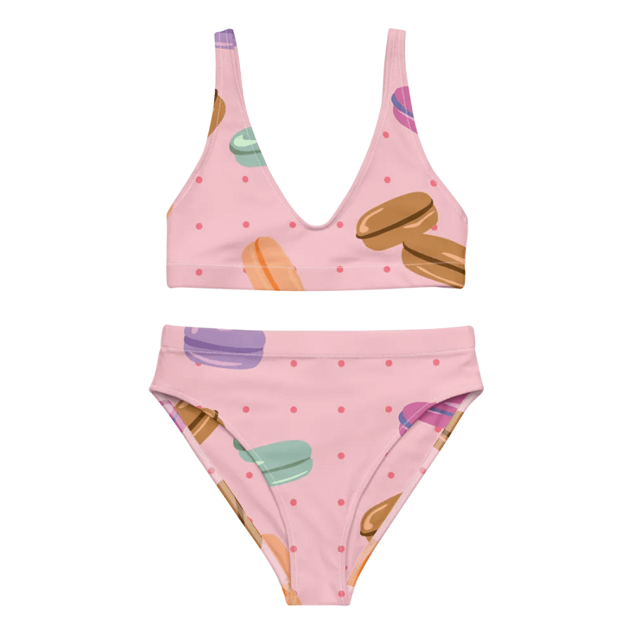 Colorful Macaron Delight High-Waisted Bikini product image (1)
