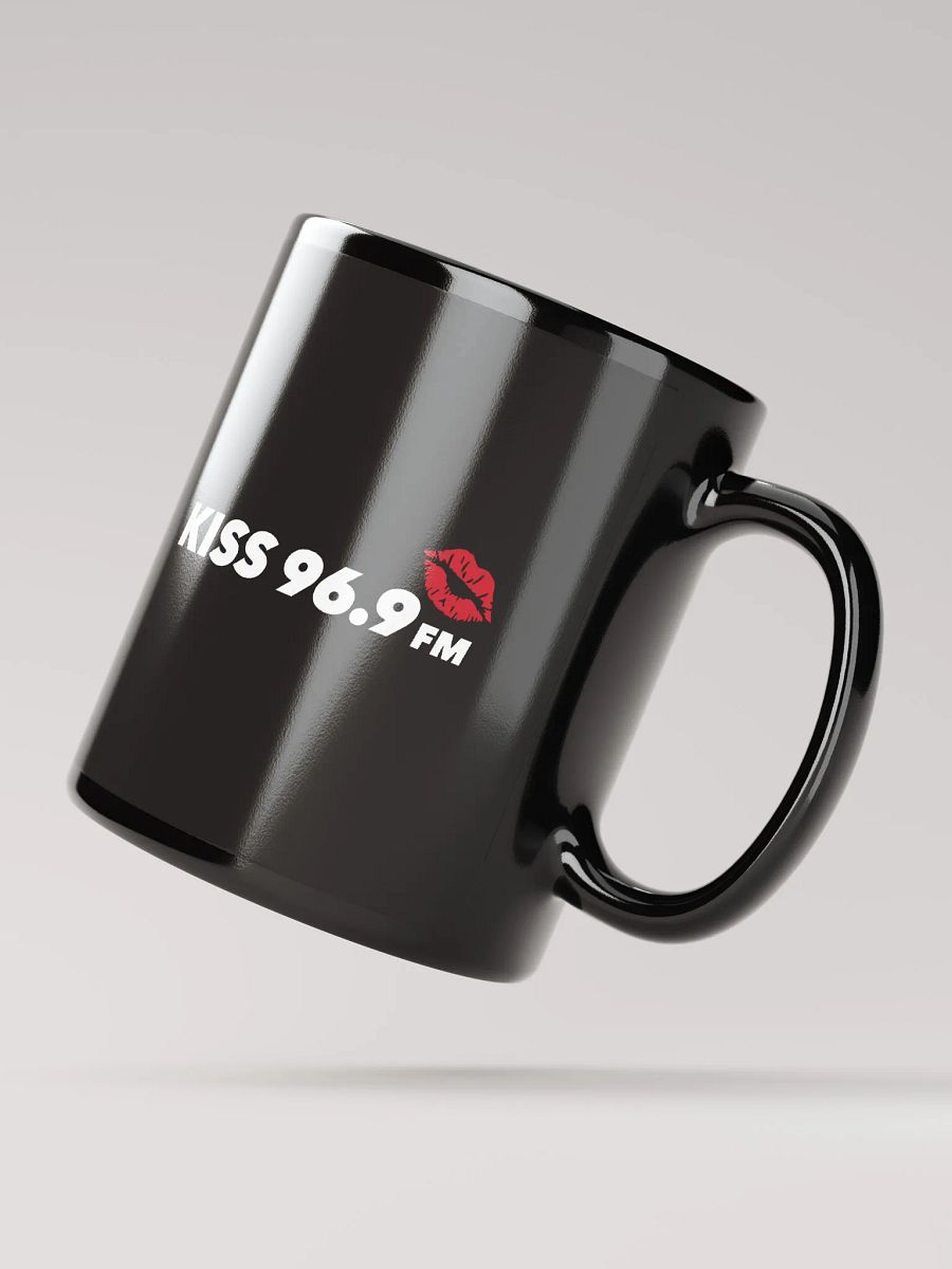 Kiss 969 logo black coffee mug product image (2)