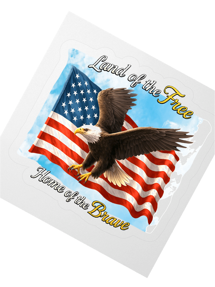Kirk Shooter T Shirt – Land of the Free Home of the Brave product image (5)