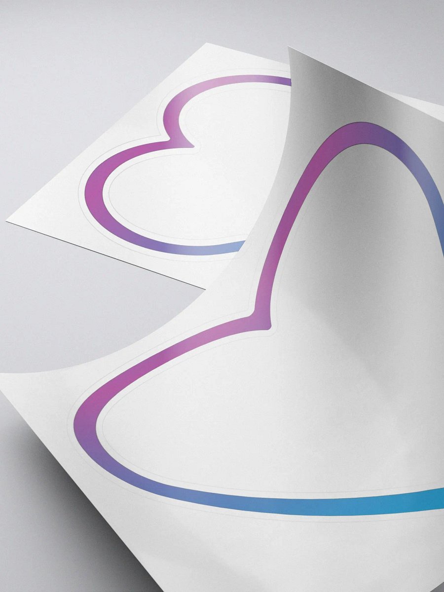 Outline Heart Sticker product image (4)
