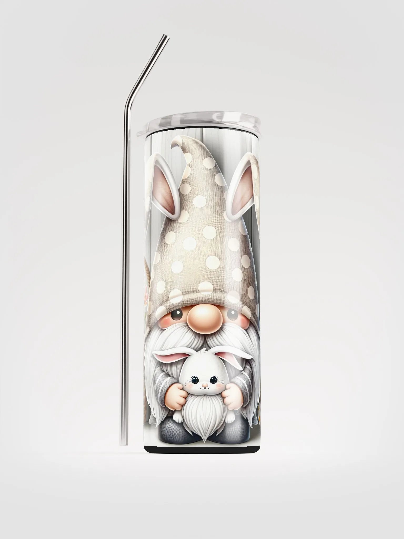 Whimsical Easter Gnome Stainless Steel Tumbler product image (2)