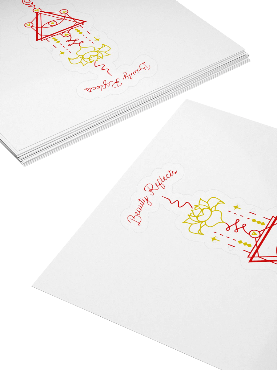 Beauty Reflects the Soul Emblem Kiss Cut Stickers product image (4)