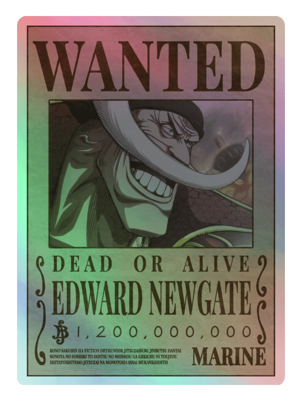 Edward Newgate Holographic Sticker Sheet product image (2)