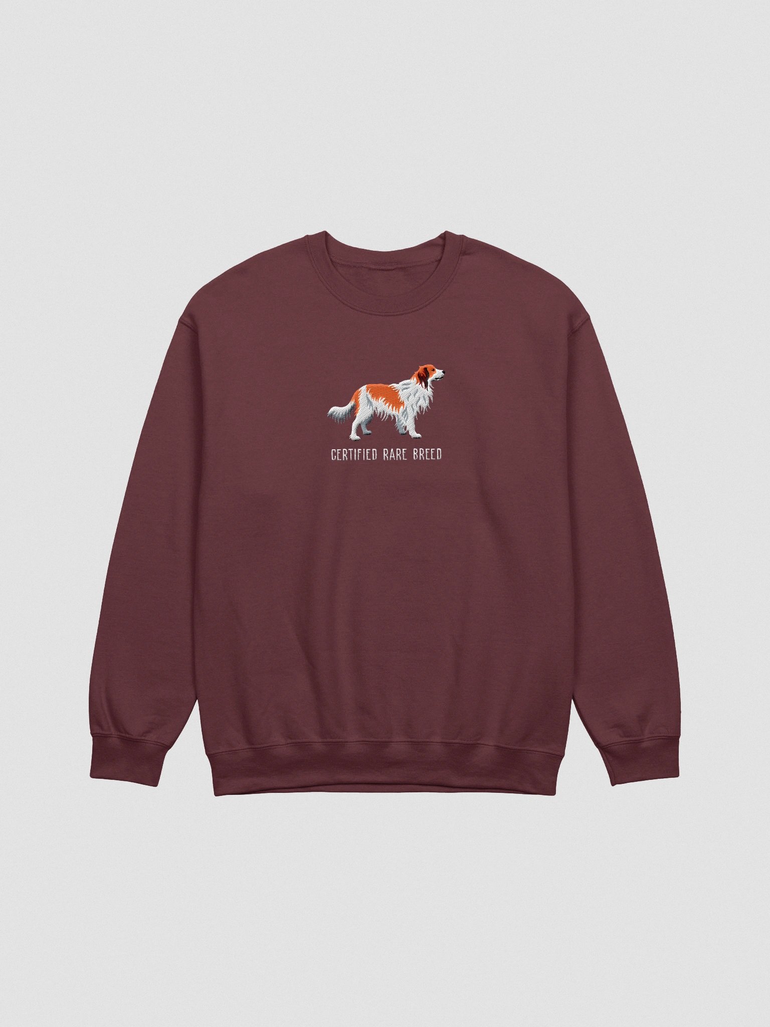Certified Rare Breed Sweatshirt (Embroidered) of a Kooikerhondje product image (4)