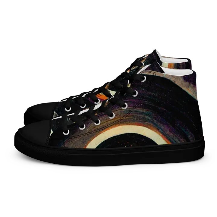 Retro Rings Women's canvas High Tops product image (1)