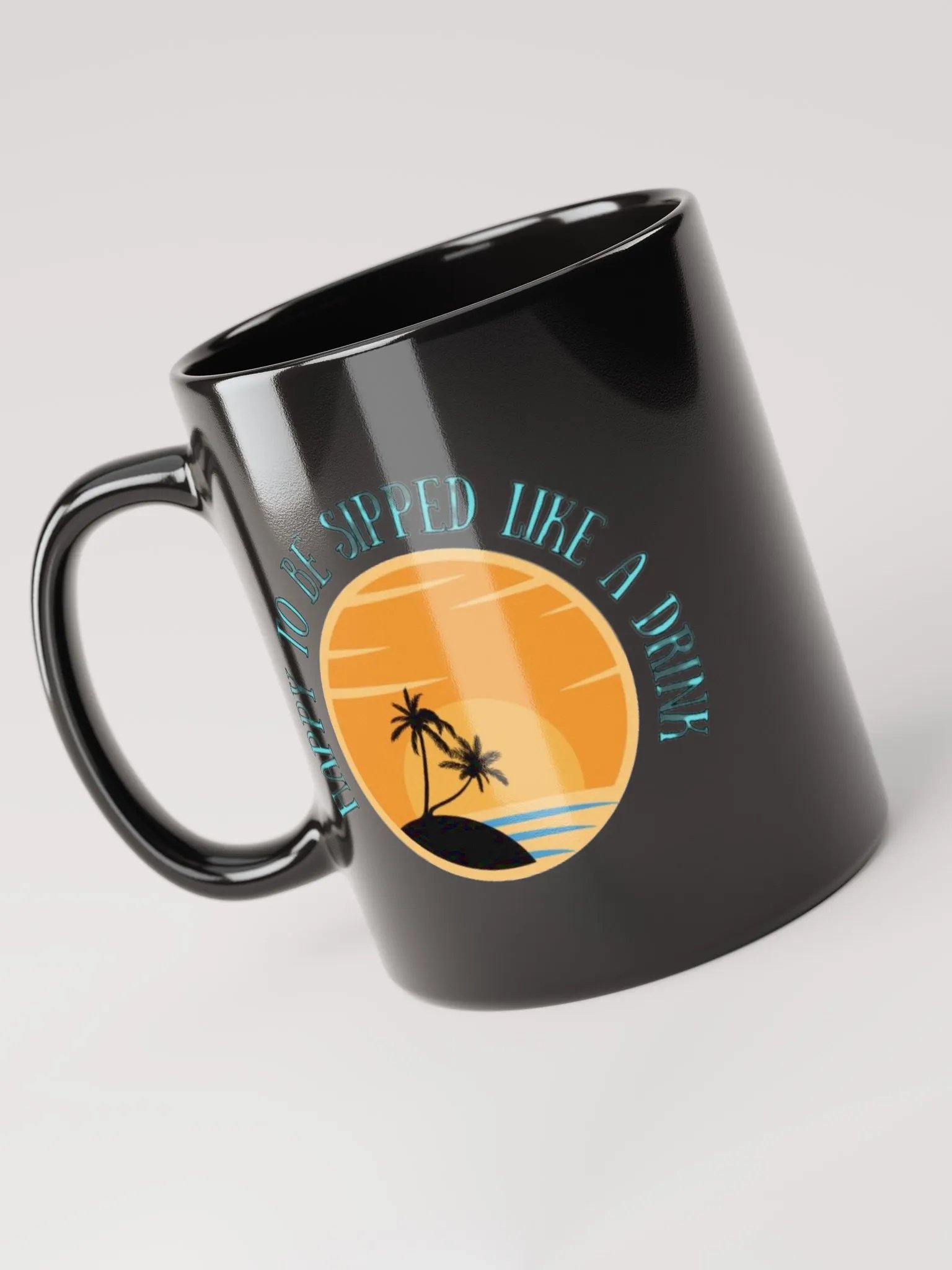 Sipped Like A Drink Mug - Black product image (4)