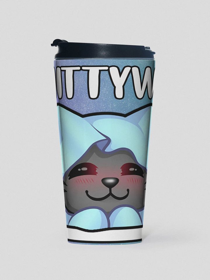 Crochet Cozy Kittie Travel Mug product image (1)