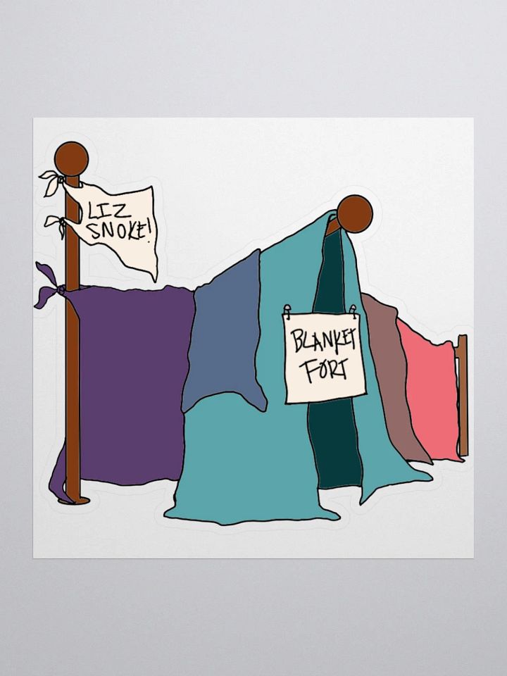 Blanket Fort Sticker product image (1)