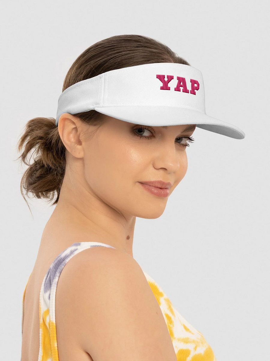 YAP embroidered visor product image (3)