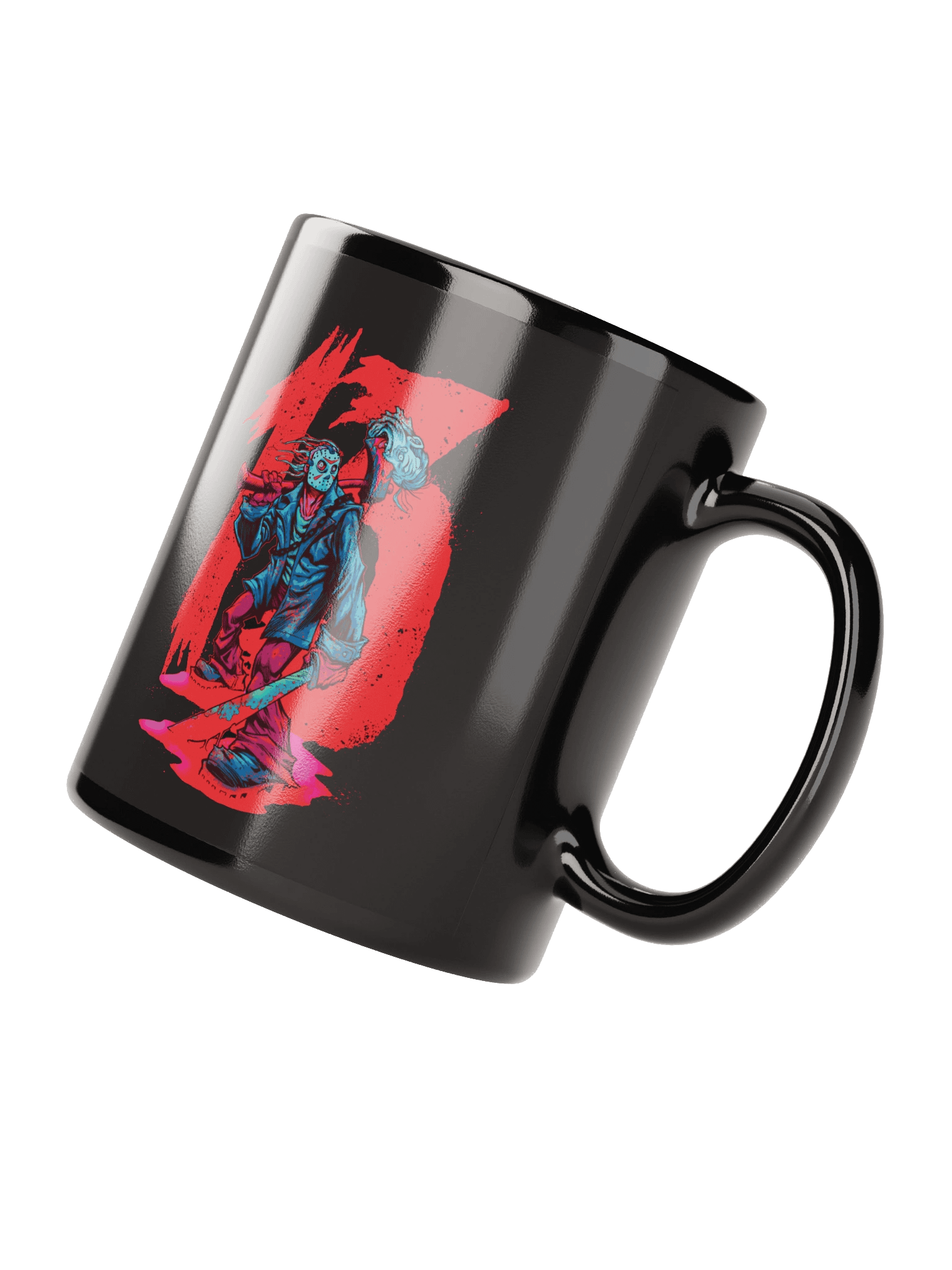 Royal Warrior Black Glossy Mug product image (2)