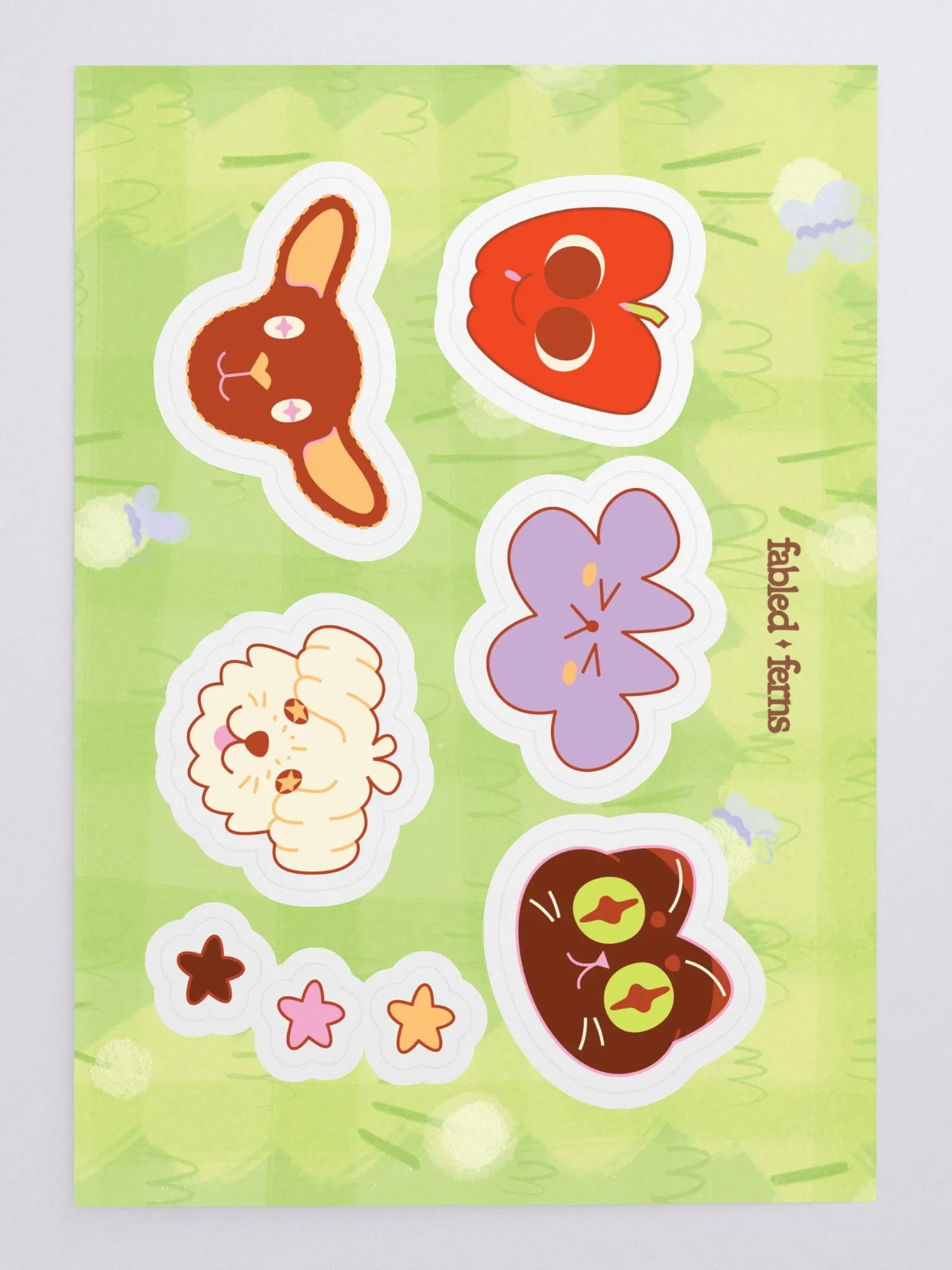 Fabled Friends Sticker Sheet product image (3)