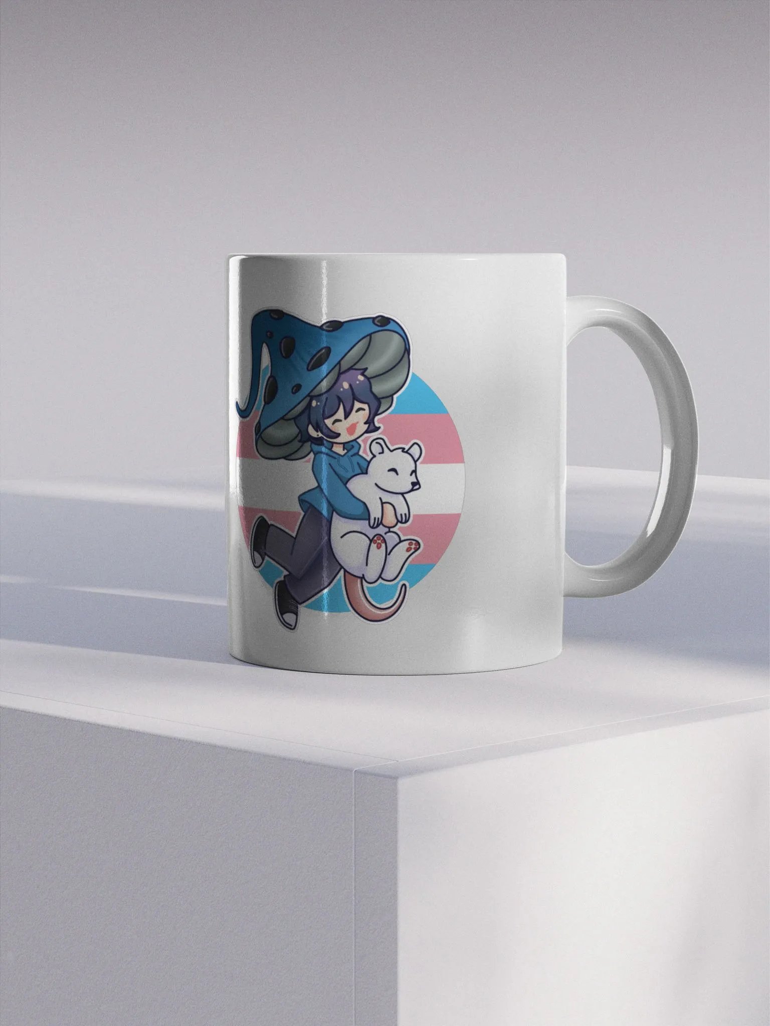 RatKingN Transgender Pride Ceramic Mug product image (1)