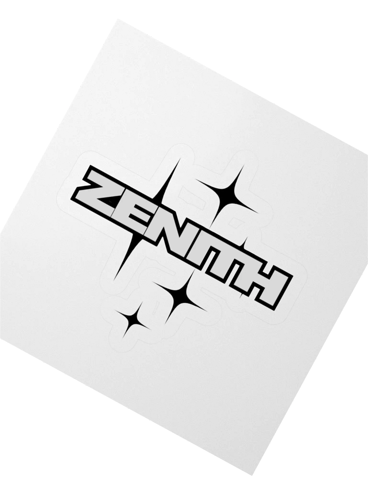 Zenith Minimalist Sticker – Perfect for Laptops, Bottles, and More product image (5)