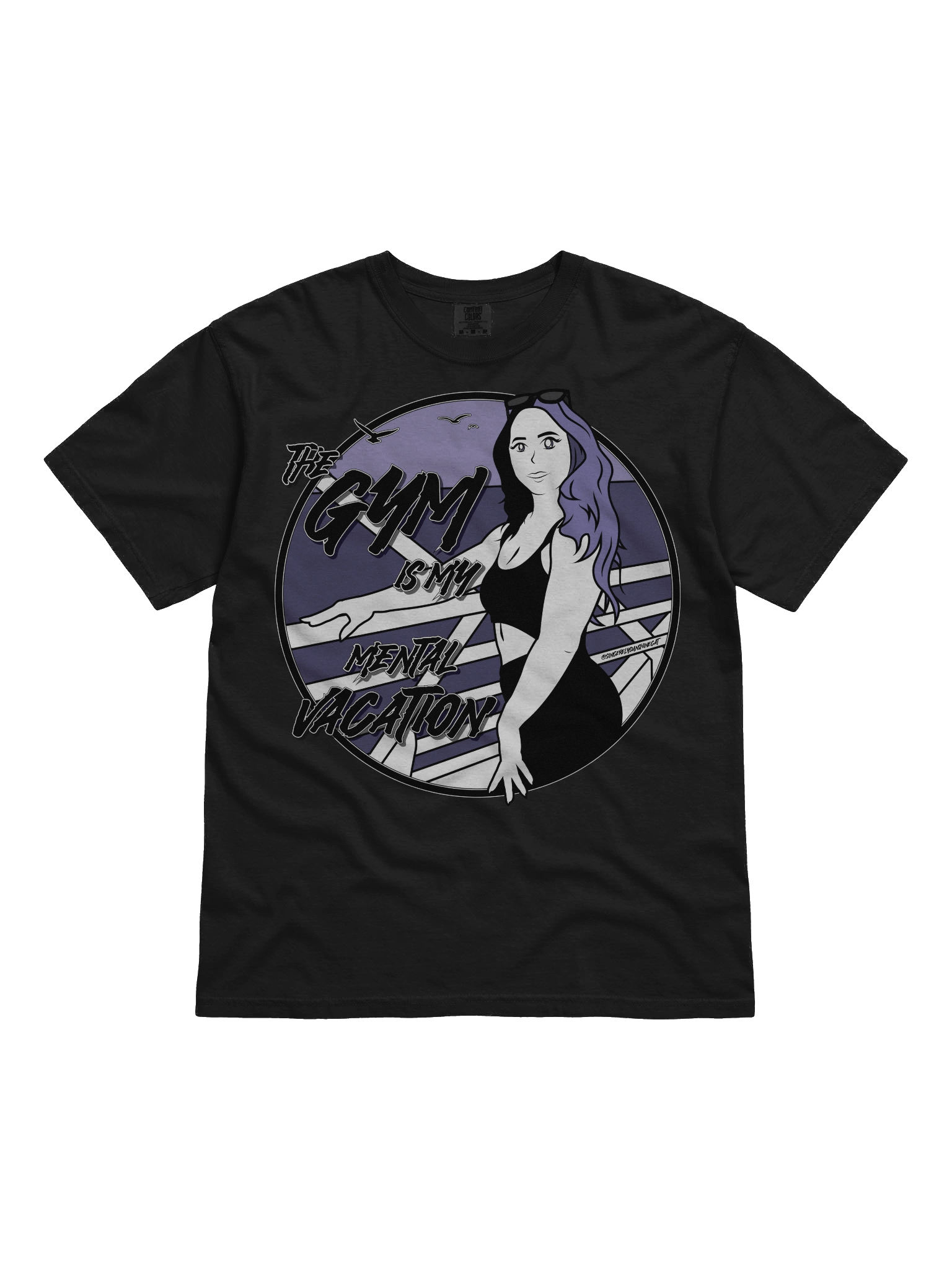 The Gym is My Mental Vacation Tee product image (1)