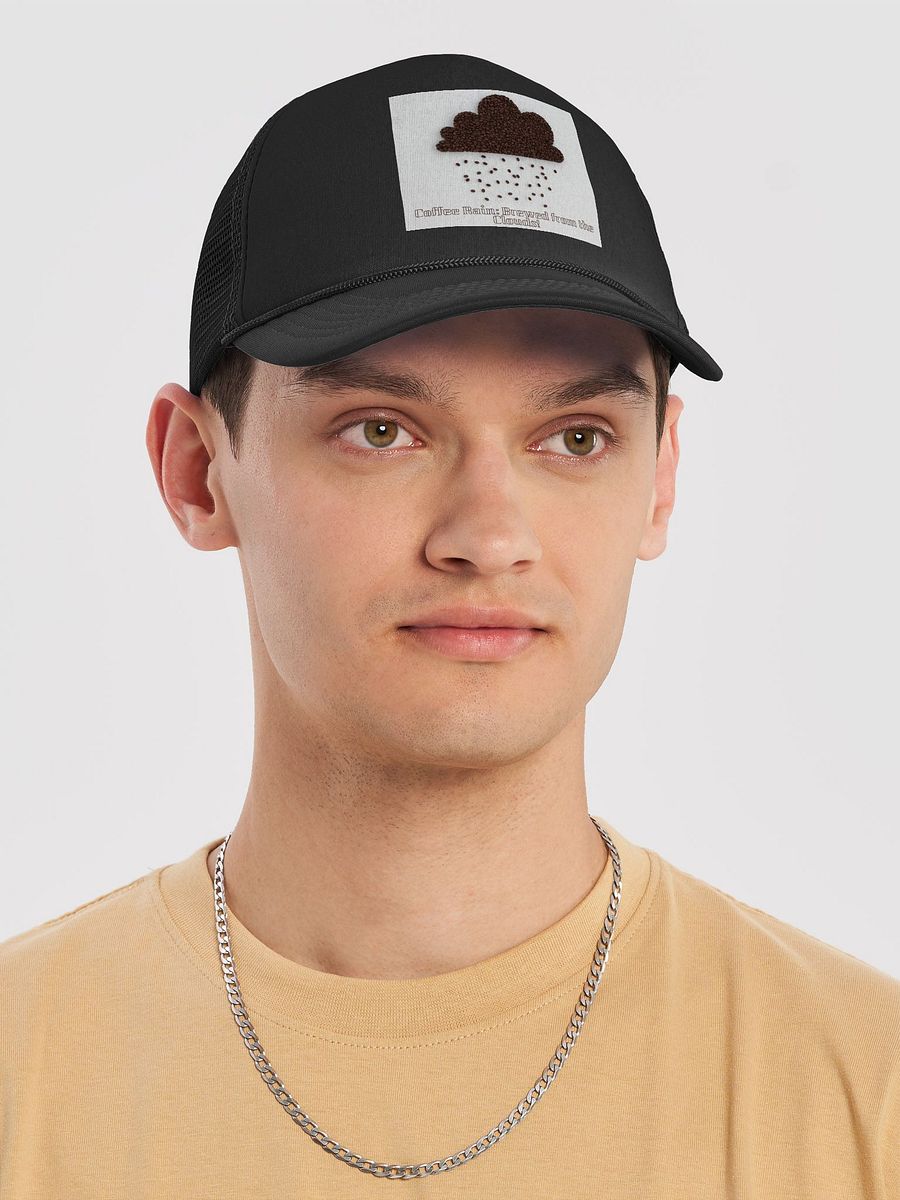 Coffee Rain Cloud Foam Trucker Hat product image (5)