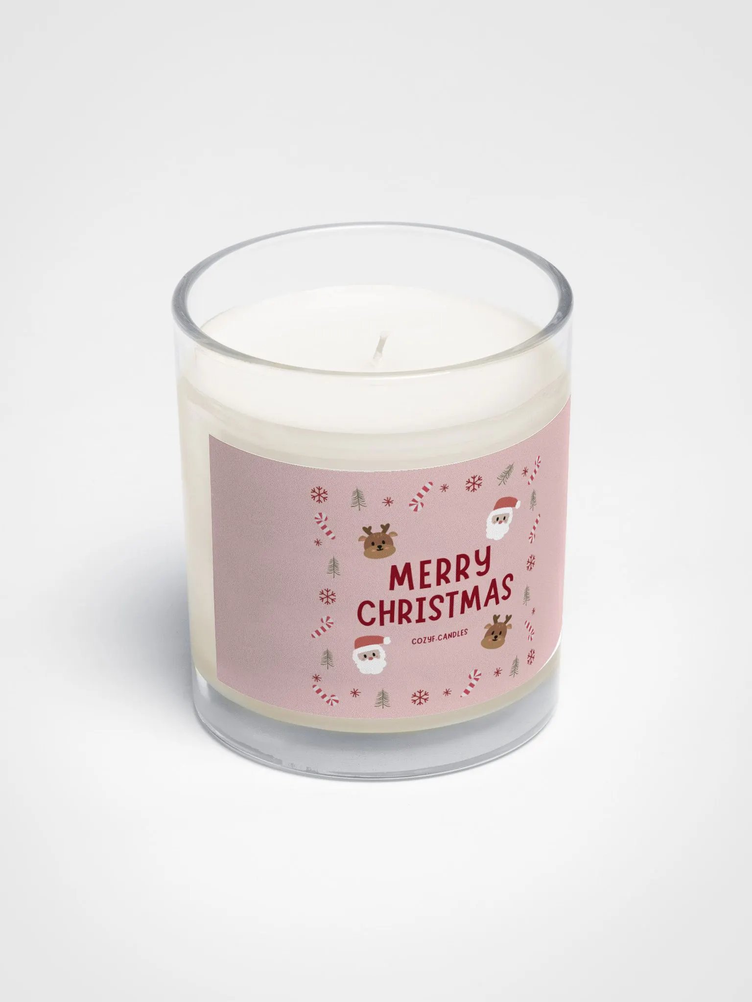 Merry Christmas Soy Wax Candle product image (2)