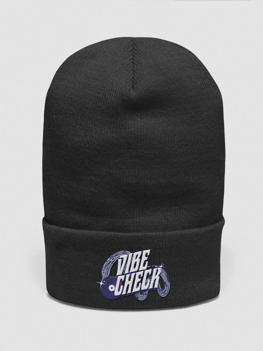 "VIBE CHECK" Embroidered Beanie product image (5)