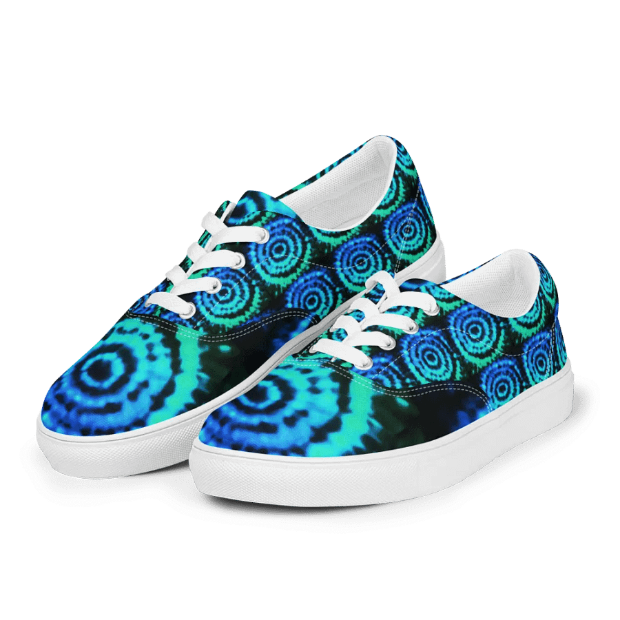 Blue moon splash lace up canvas shoes (mens) product image (7)