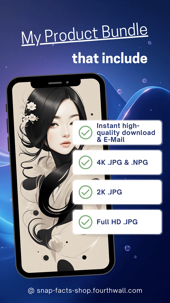 Timeless Elegance – Japanese Woman in Moonlight product image (2)
