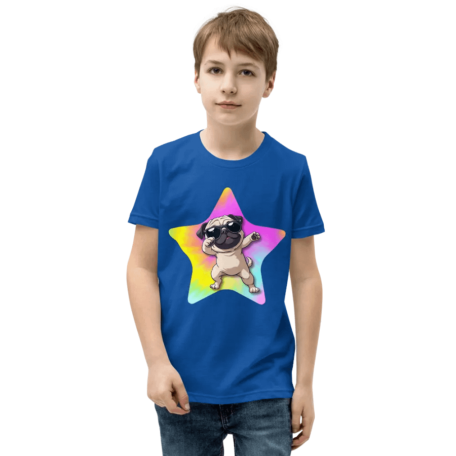 Cool Dabbing Pug Youth T-Shirt product image (17)