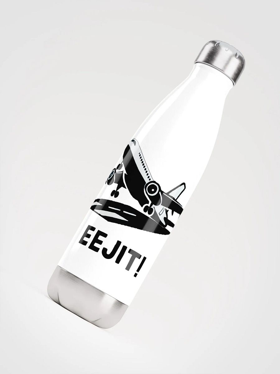 "Eejit!" White Water Bottle product image (4)